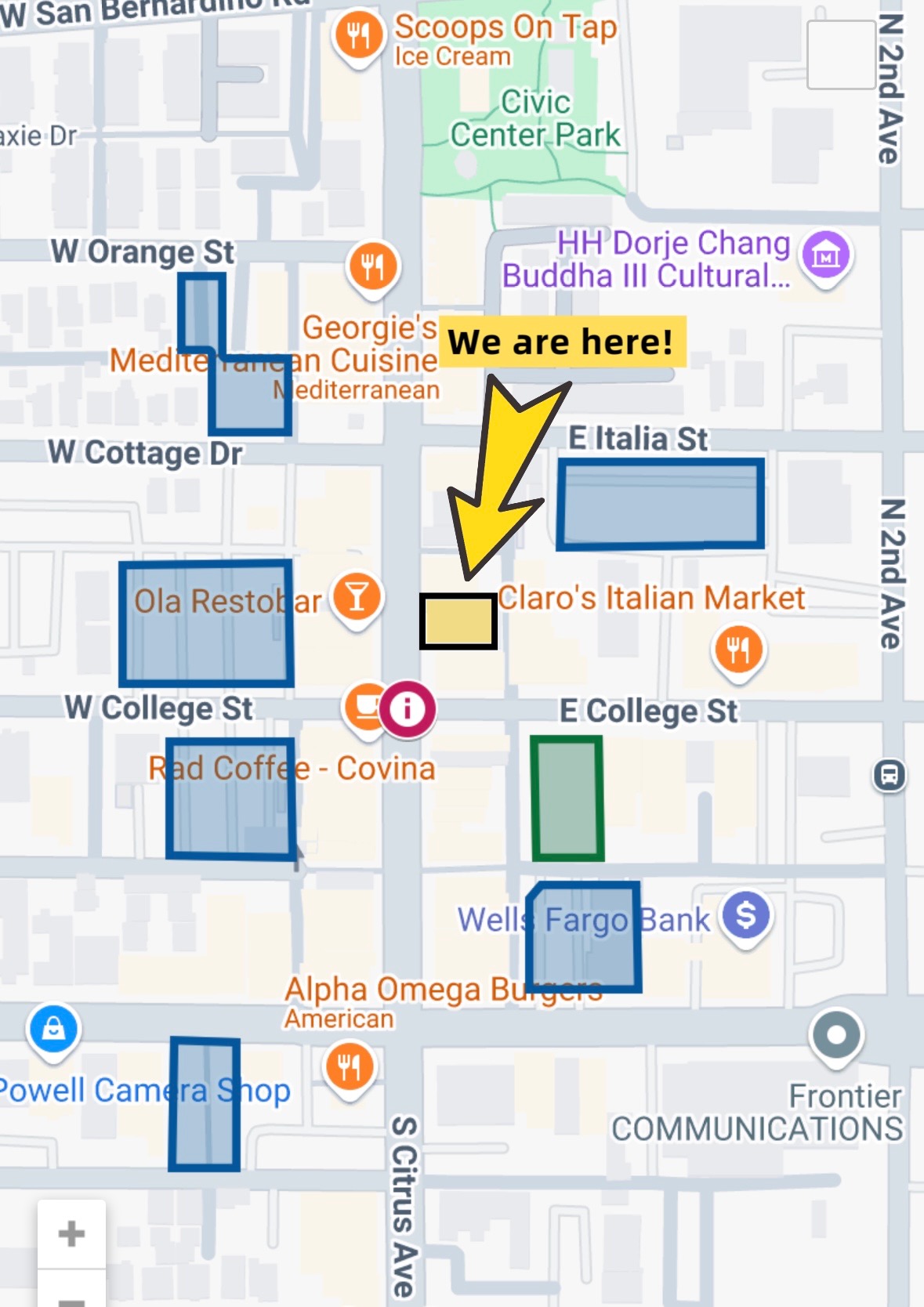 Parking Map - The Self Care Lounge